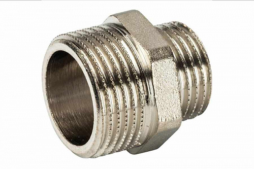 STOUT Ниппель переходной 3/4"х1/2 " никелированный SFT-0004-003412, фото фото 3