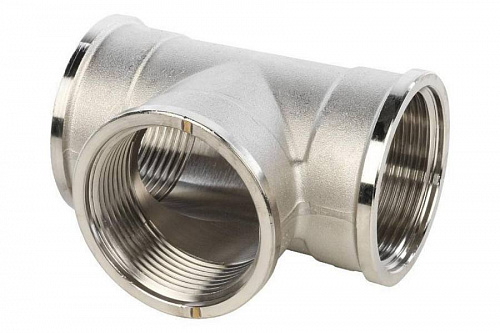 STOUT Тройник В/В/В 1 1/2" никелированный SFT-0020-000112, фото фото 3