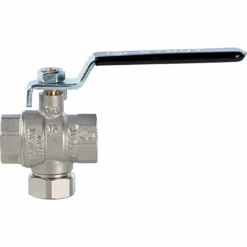 Кран шаровый Stout с фильтром 1/2 ручка-рычаг, фото фото 2