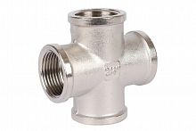 stout крестовина в/в/в/в 3/4" никелированная sft-0031-000034