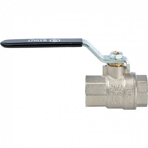 Кран шаровый полн. прох. 1/2" В/В ручка, STOUT, фото фото 3