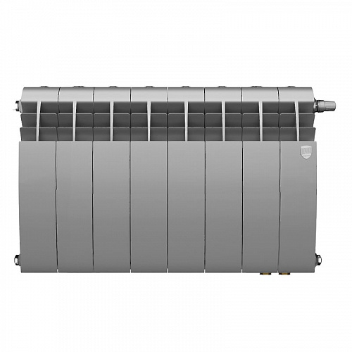 Радиатор биметаллический Royal Thermo Biliner 350 VDR Silver Satin 8 секций, фото фото 2