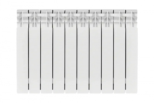 Радиатор биметаллический Stout TITAN 500 11 секций боковое подключение, фото