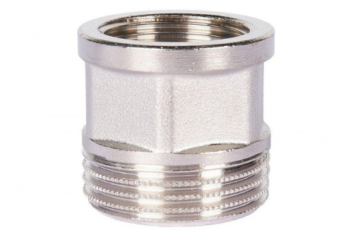 STOUT Переходник (под ключ) В/Н 3/4"х1" никелированный SFT-0073-000341, фото