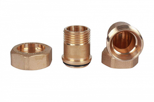 Разъемное угловое соединение Stout американка 1 1/2 ВН, уплотнение под гайкой o-ring кольцо, фото фото 2