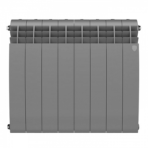 Радиатор биметаллический Royal Thermo BiLiner 500 Silver Satin 8 секций, фото фото 2