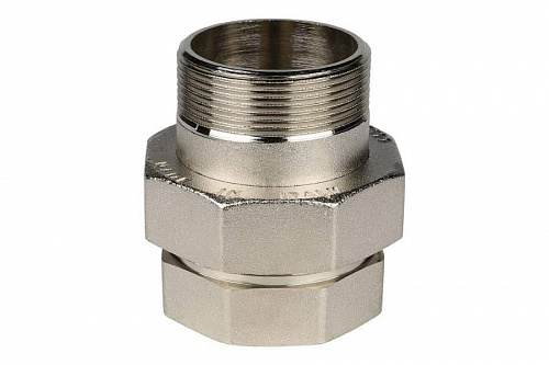 STOUT Американка прямая В/Н 2" (кольцо), никелированная SFT-0041-000002, фото фото 2