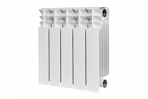 Радиатор биметаллический Stout TITAN 350 5 секций боковое подключение, фото фото 2
