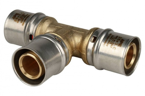 Пресс тройник равнопроходный Stout 26х26х26 для м/п труб SFP-0006-262626, фото