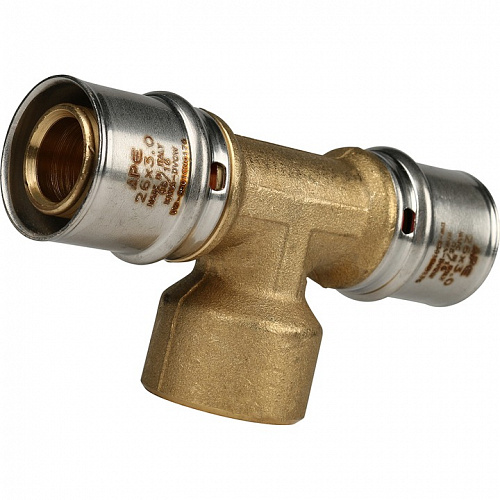 Пресс тройник  Stout ВР 26х3/4х26 для м/п труб SFP-0007-003426, фото фото 2