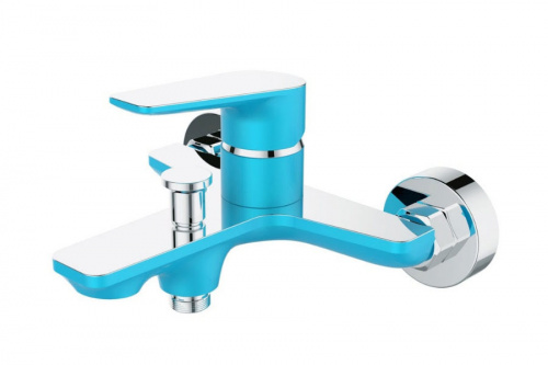 Смеситель DEVIDA VIVA-SKY для ванны, с литым изливом и дивертором, фото