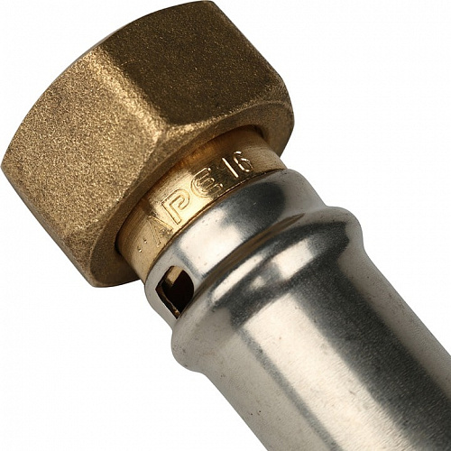 Пресс муфта с накидной гайкой Stout 1/2x16 для м/п труб SFP-0016-001216, фото фото 7