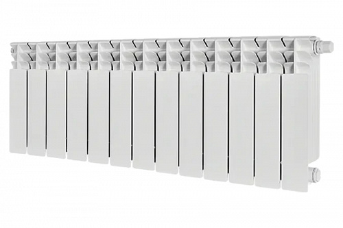 Радиатор биметаллический Stout TITAN 350 13 секции нижнее правое подключение, фото фото 2