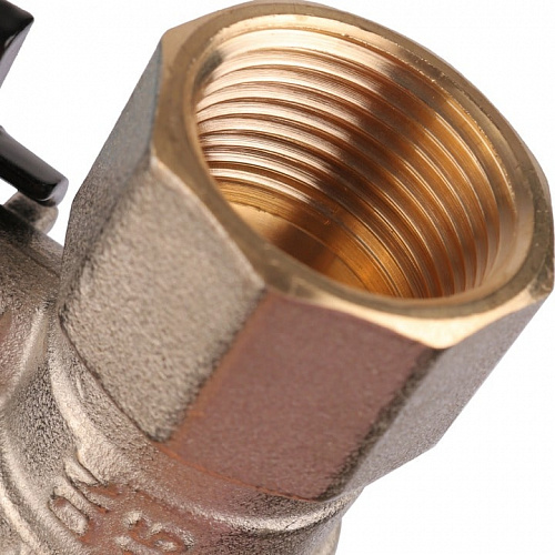 Кран шаровый Stout 3/4x3/4 прямой ВР/накидная гайка ручка-бабочка, фото фото 7