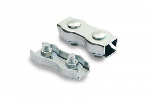 Зажим нержавеющий 4 мм DOUBLE ACR, фото фото 2