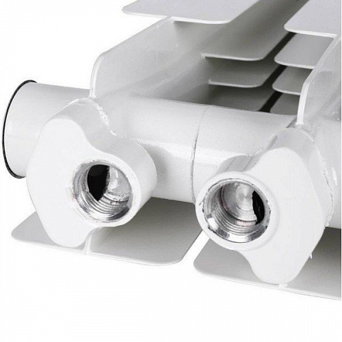 Радиатор алюминиевый Stout Bravo 500 12 секций нижнее правое подключение, фото фото 5