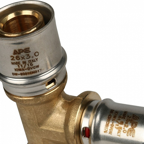 Пресс тройник редукционный Stout 26х20х26 для м/п труб SFP-0005-262026, фото фото 6