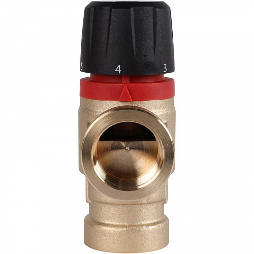 Термостатический смесительный клапан Rommer для отопления и ГВС 3/4" ВР 35-60°С KV 1,6 (бок. смешив), фото фото 3