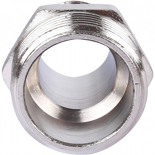 Штуцер Stout никелированный 1х25 НР SFT-0067-000125, фото фото 7