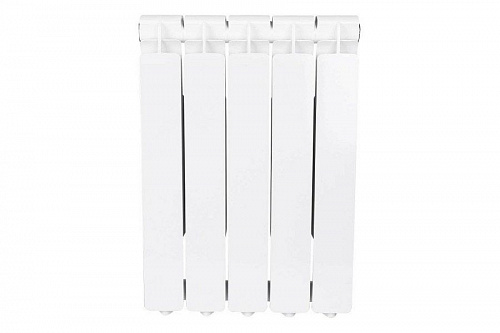 Радиатор алюминиевый Stout Bravo 500 5 секций боковое подключение, фото фото 2