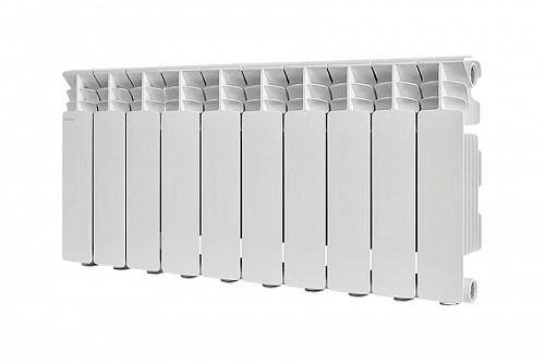 Радиатор алюминиевый Stout Gamma AL 350 10 секций боковое подключение, фото фото 3