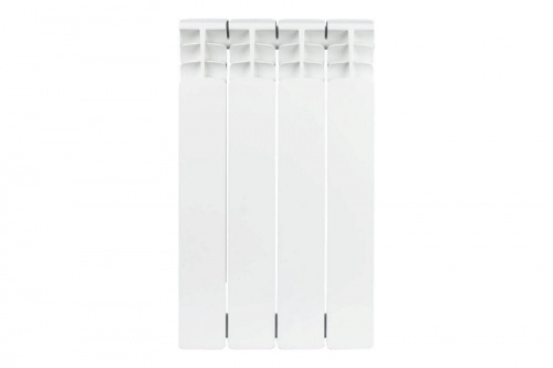 Радиатор биметаллический Stout Space 500 4 секции боковое подключение, фото