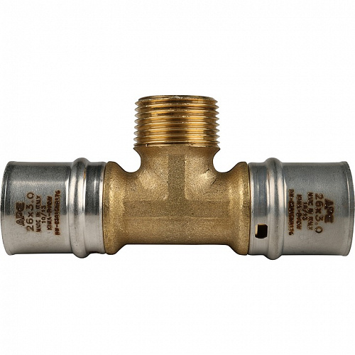 Пресс тройник  Stout НР 26х3/4х26 для м/п труб SFP-0008-263426, фото фото 5