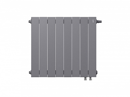 Радиатор биметаллический Royal Thermo Pianoforte 500 VDR Silver Satin 8 секций фото 4