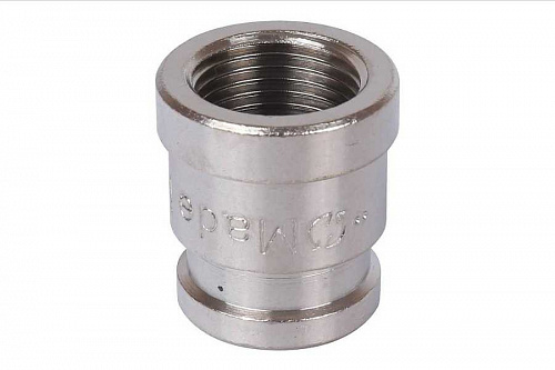 STOUT Муфта переходная В/В 3/8"х1/4" никелированная SFT-0006-003814, фото фото 2