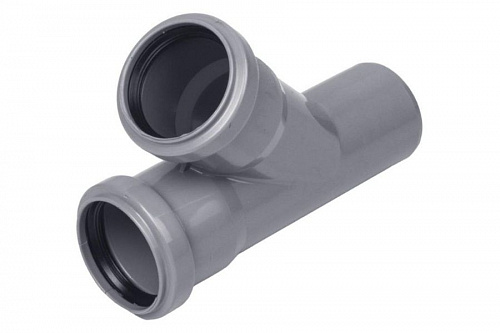 Тройник канализационный 50 45гр., фото фото 3