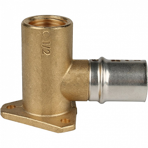 Пресс угольник с креплением длинный Stout 1/2х20 для м/п труб SFP-0012-001220, фото фото 3