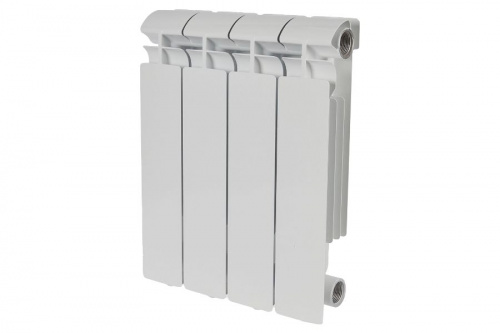 Радиатор биметаллический Stout Alpha BM 350 4 секции боковое подключение, фото
