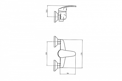Смеситель душ ROEGEN RC210A, фото фото 4