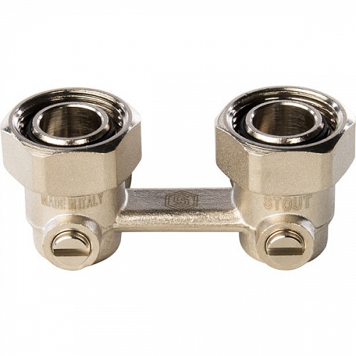 Узел нижнего подключения радиатора Stout для 2-трубной системы угловой 3/4 SVH-0004-000020, фото фото 3