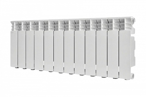 Радиатор алюминиевый Stout Gamma AL 350 12 секций боковое подключение, фото фото 2