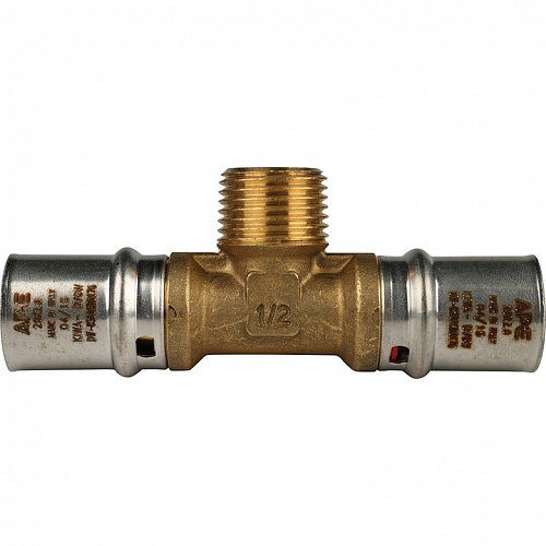 Пресс тройник  Stout НР 20х1/2х20 для м/п труб SFP-0008-201220, фото фото 5