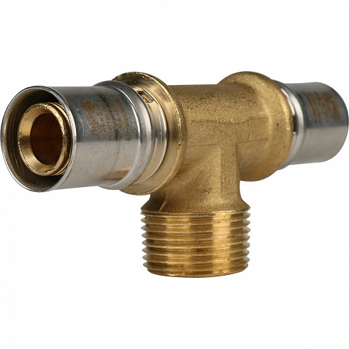 Пресс тройник  Stout НР 20х3/4х20 для м/п труб SFP-0008-203420, фото фото 2