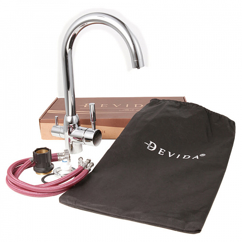 Смеситель DEVIDA для питьевой воды, на гайке, фото фото 2