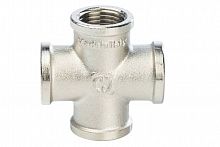 stout крестовина в/в/в/в 1/2" никелированная sft-0031-000012