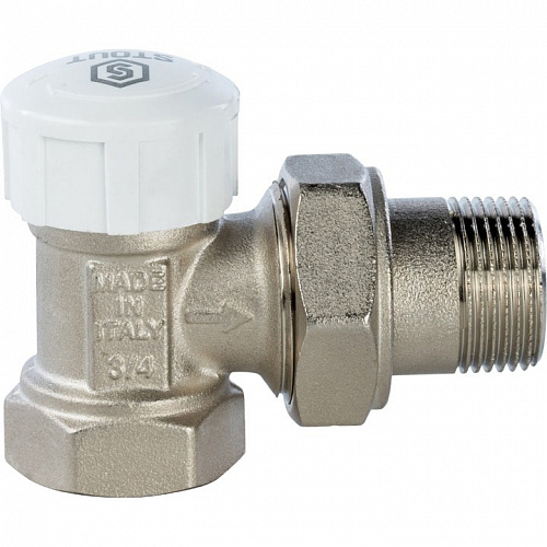 Клапан термостатический Stout угловой 3/4, фото фото 3