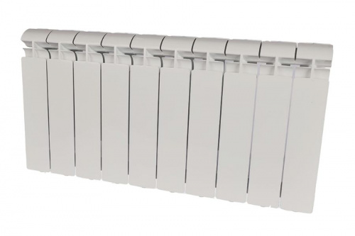 Радиатор биметаллический Stout Alpha BM 350 10 секций боковое подключение, фото