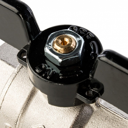 Кран шаровый полн. прох. 1" В/В бабочка, STOUT, фото фото 5