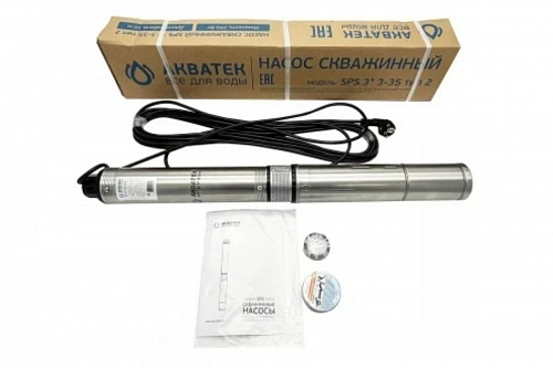 Скважинный насос Акватек SP 2" 1-45 кабель 10 м фото 2