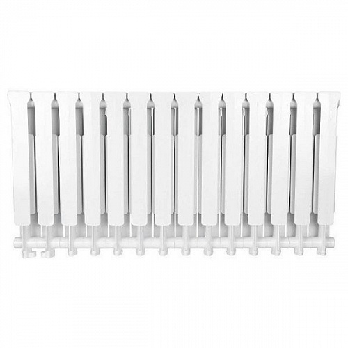 Радиатор алюминиевый Stout Bravo 500 14 секций нижнее правое подключение, фото фото 3