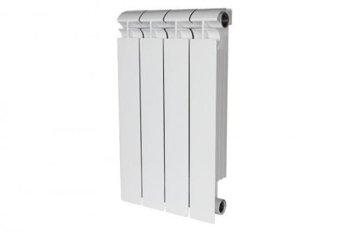 Радиатор биметаллический Stout Alpha BM 500 4 секции боковое подключение, фото