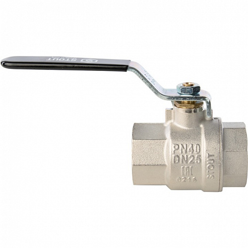 Кран шаровый полн. прох. 1" В/В ручка, STOUT, фото фото 3