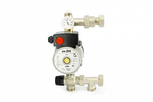 Насосно-смесительная группа Uni-Fitt Solomix 1", c насосом Wilo RS 25/6-130 471N1200, фото фото 2