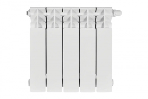 Радиатор биметаллический Stout TITAN 350 5 секций нижнее правое подключение, фото