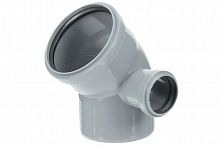 Отвод канализационный 110х50 45гр. правый, фото