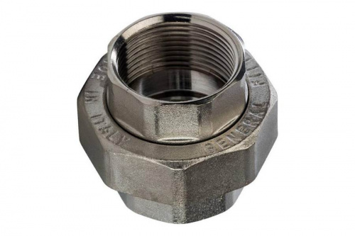 STOUT Американка прямая В/В 1 1/4" никелированная SFT-0034-000114, фото